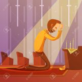 54758987-Man-praying-on-his-knees-in-a-christian-church-with-candles-cartoon-vector-illustration-Stock-Vector.jpg